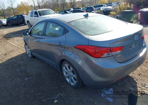 2013 Hyundai Elantra Limited from USA, damaged, VIN KMHDH4AE9DU978096